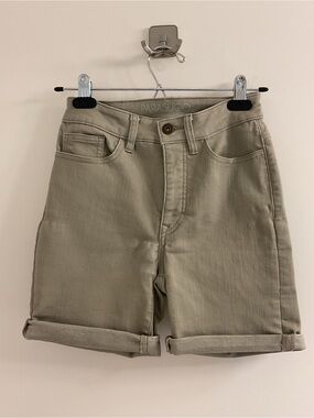 Parasuco Olive Mid length Denim Shorts